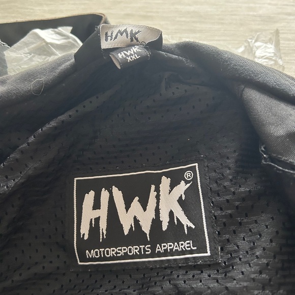 HWK-Armored Motorcycle Jacket- XXL- Reflective Trim - Picture 5 of 5
